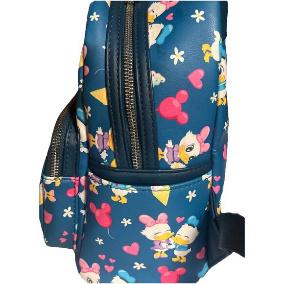 Disney Parks Donald Duck and Daisy Duck Loungefly Mini Backpack - Picture 2 of 8